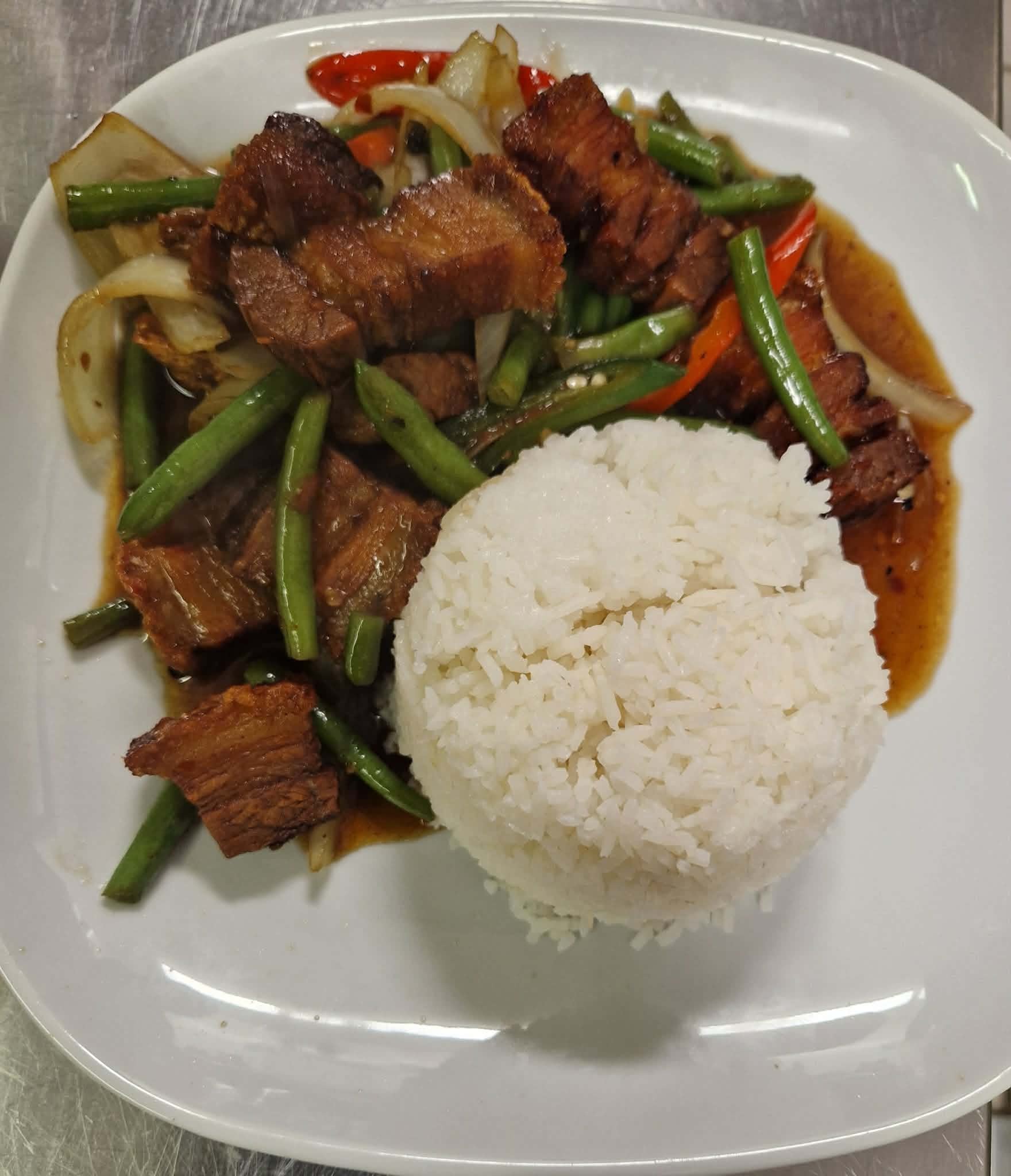 Pad Kra Moo Grob
